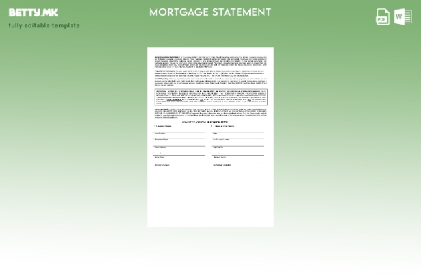 Извод за хипотека на Виетнам Techcombank во модерен стил во шаблон за формати  1